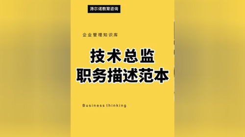 技術(shù)總監(jiān)職務(wù)描述范本（適用于生產(chǎn)制造與品牌電商企業(yè)）